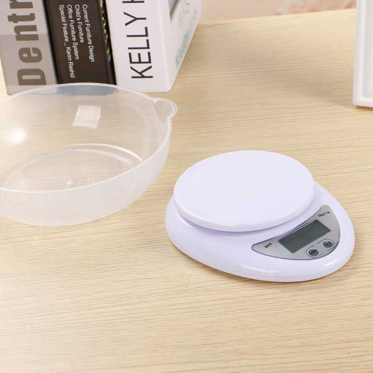 [HÀNG XỊN TẶNG KÈM KHAY] Cân Điện Tử Nhà Bếp Mini Electronic Kitchen Scale Cân Thực Phẩm 5Kg