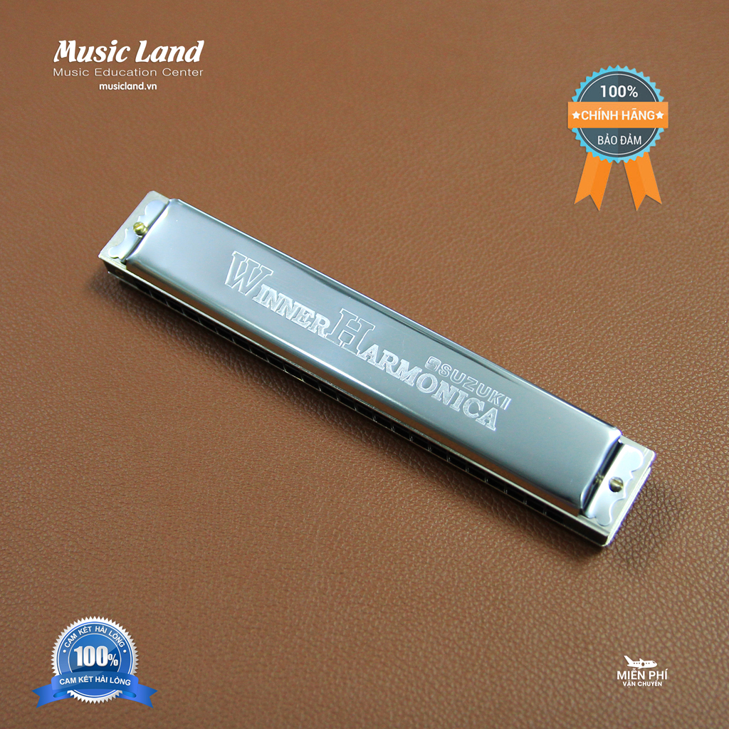 Kèn Harmonica Suzuki Winner W-24 – Chính Hãng