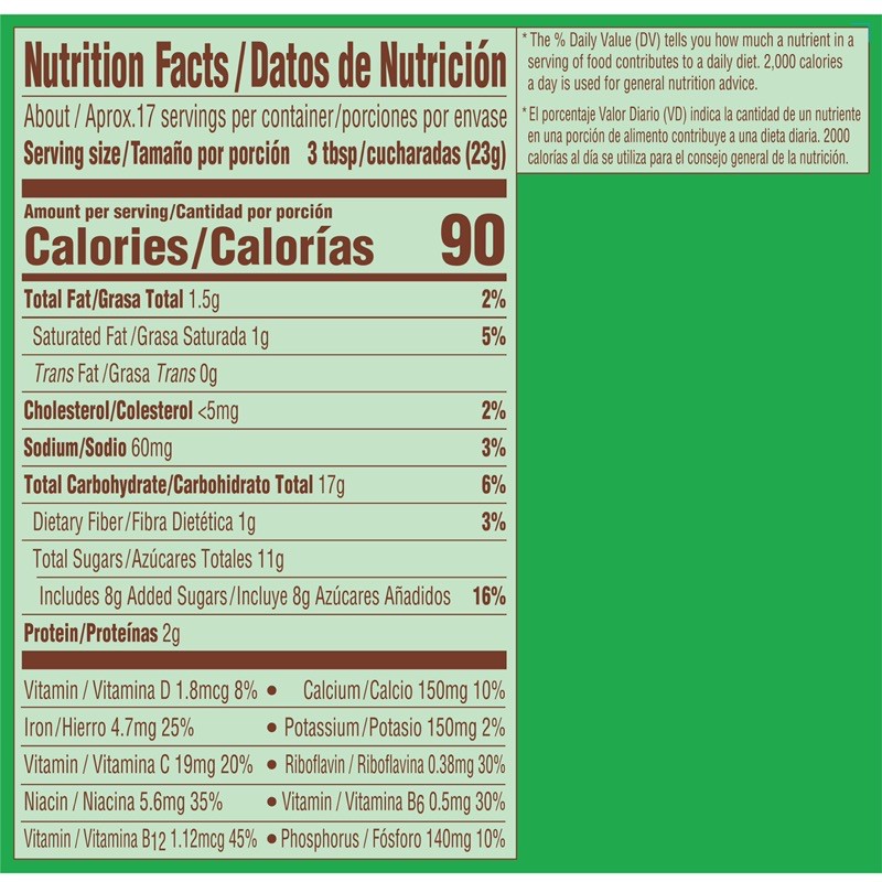 Sữa bột Milo Mỹ hộp 400g