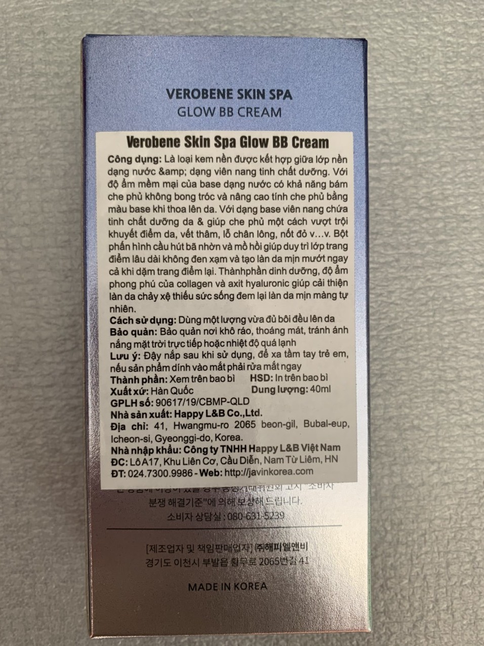 [HCM]kem nền BB Verobene