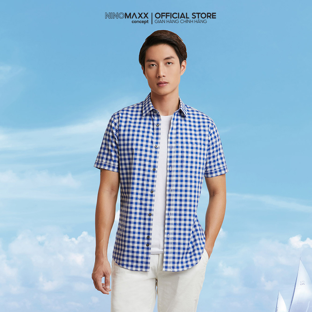 N&M Áo sơ mi Nam caro cotton 2101089