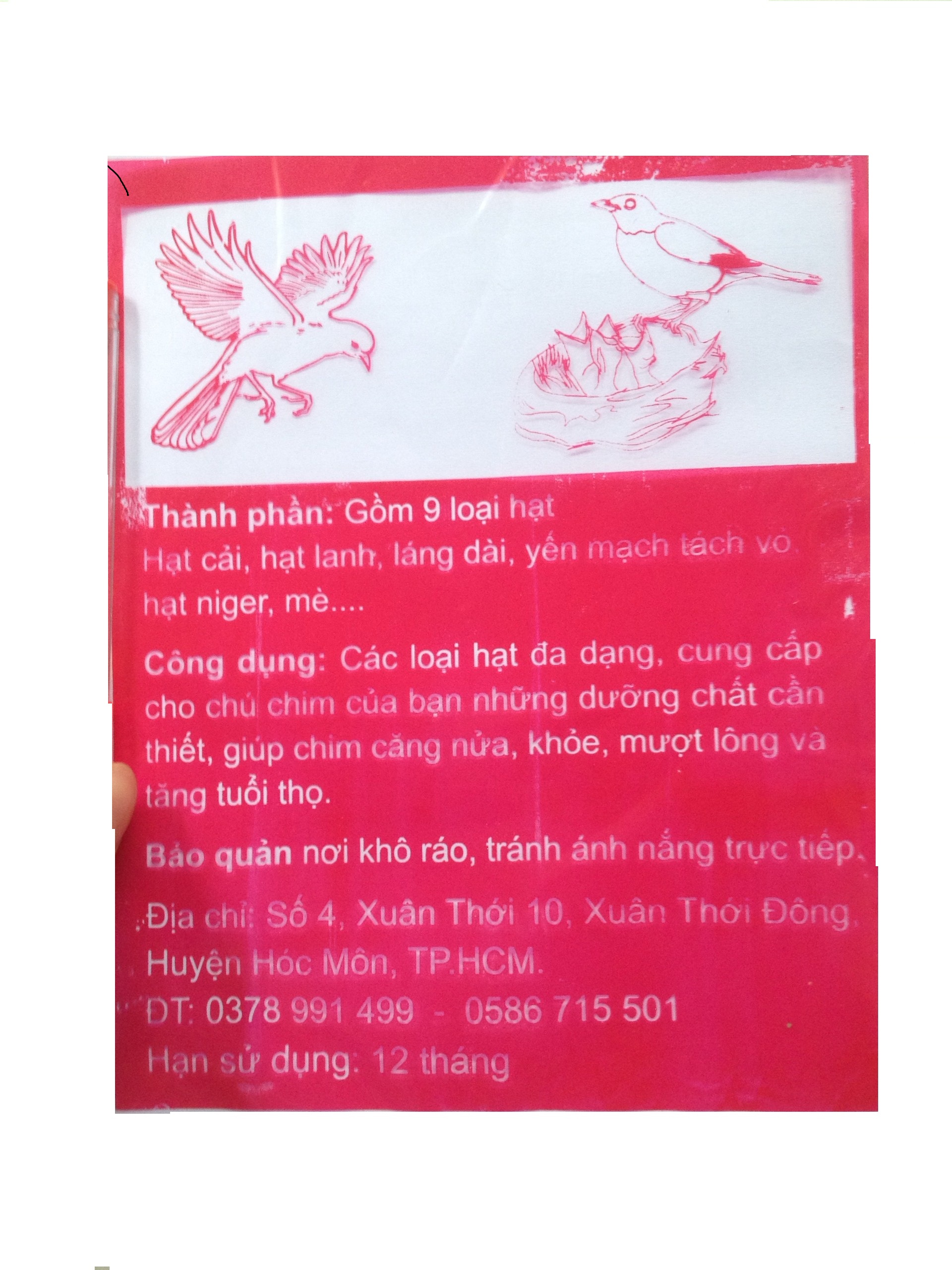 hạt trộn cho chim yến hót canary