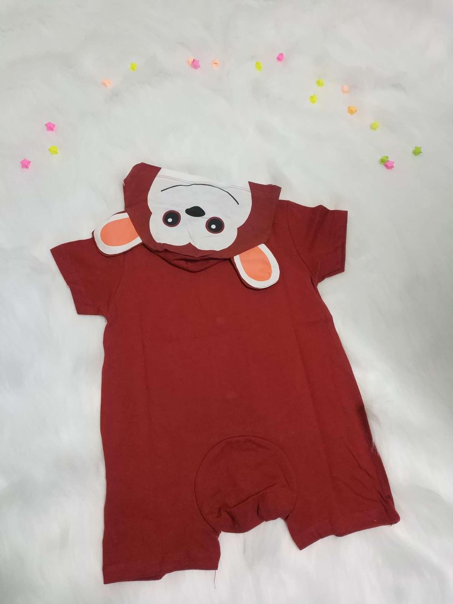 Body hình thú - Khỉ nâu 100% cotton