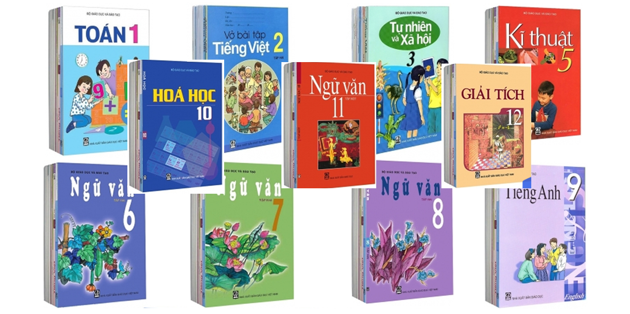 BÌA BAO + NHÃN VỞ + TRỌN BỘ 1-12
