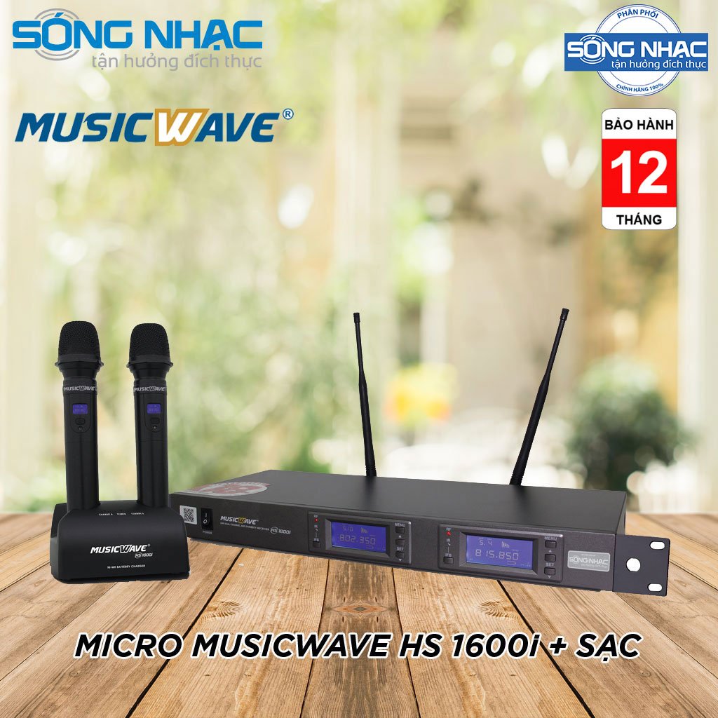 Micro karaoke không dây MusicWave HS1600i