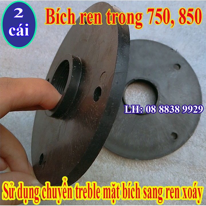 MẶT BÍCH HỌNG LOA KÈN 750 CHUYỂN SANG REN XOÁY - GIÁ 2 CÁI