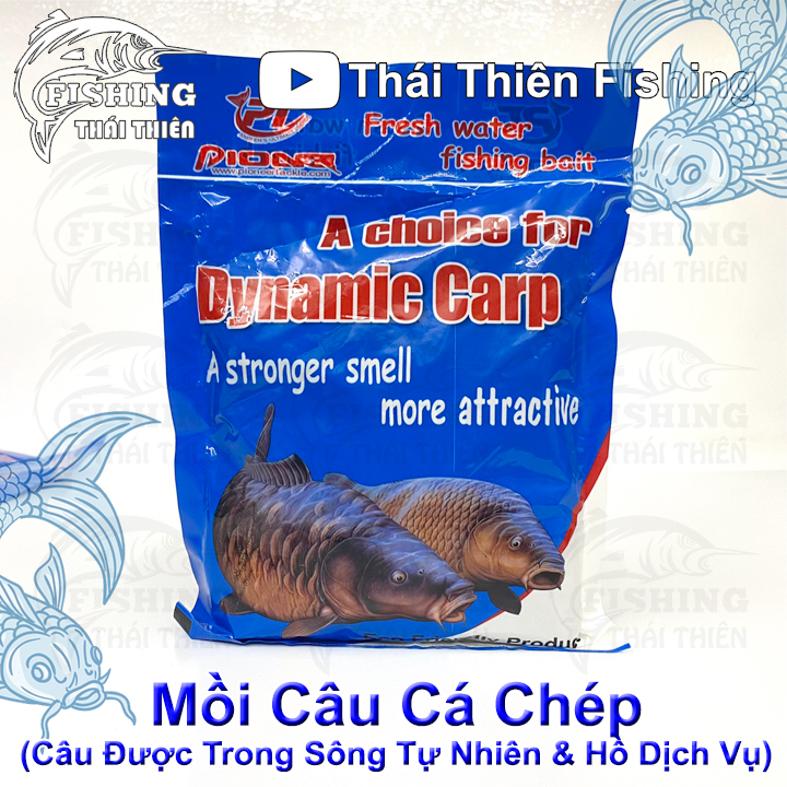 Mồi câu cá chép pioner dùng câu được sông tự nhiên và hồ dịch vụ gói 200g