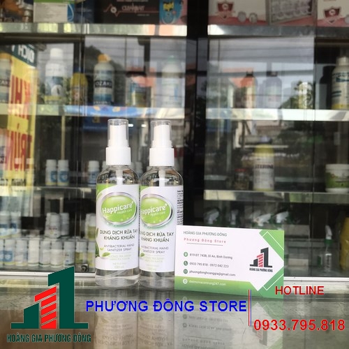 Dung dịch rửa tay sát khuẩn hapicare - Chai 100ml