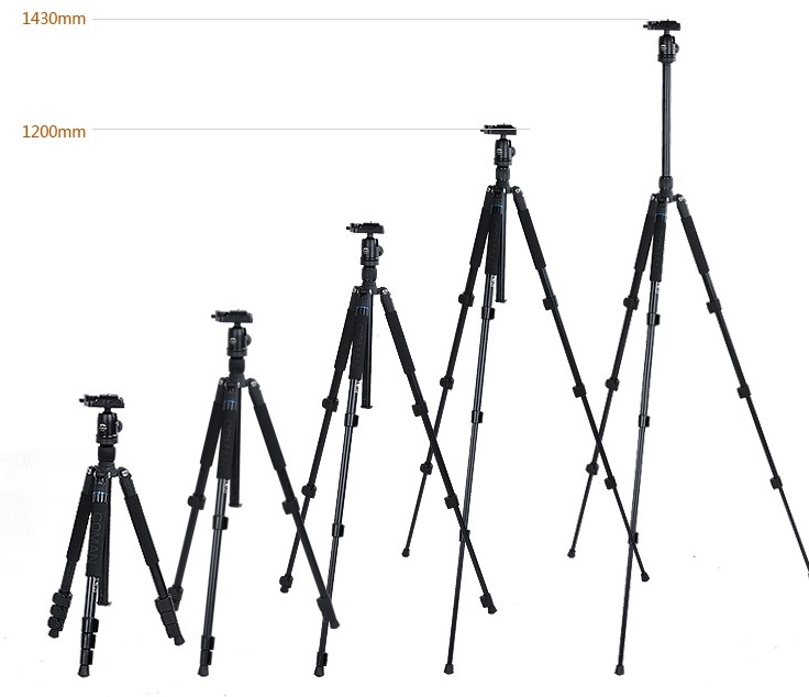 Chân máy ảnh Tripod Coman TK-257+CV-0