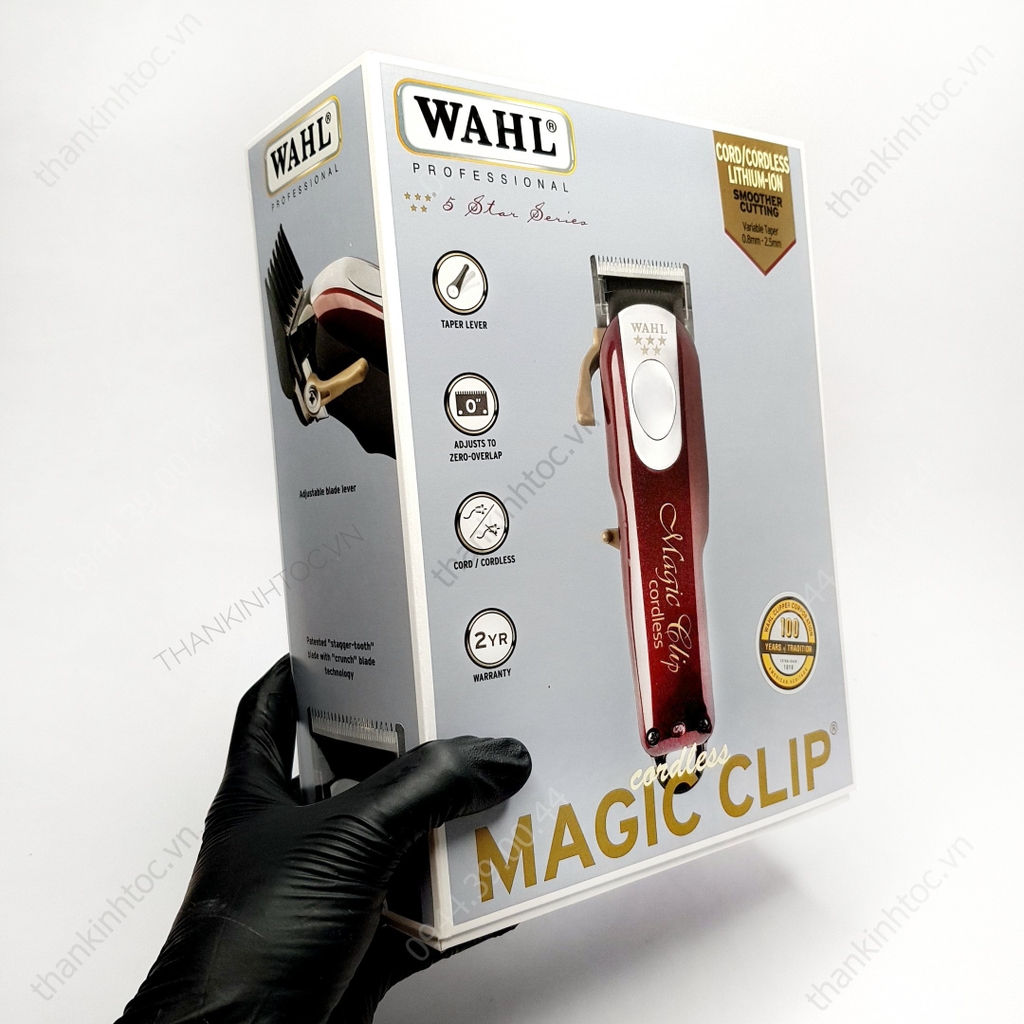 TÔNG ĐƠ PIN MAGIC CLIP KHÔNG DÂY CORDLESS Bản quốc tế 8 cữ gá thép