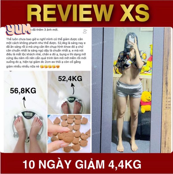 Kẹo socola giảm cân XS choco plus