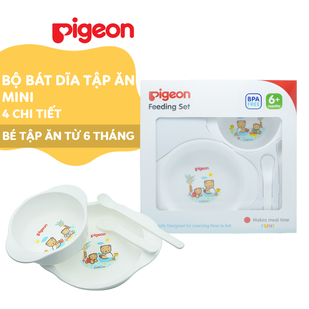 Bộ tập ăn mini Pigeon