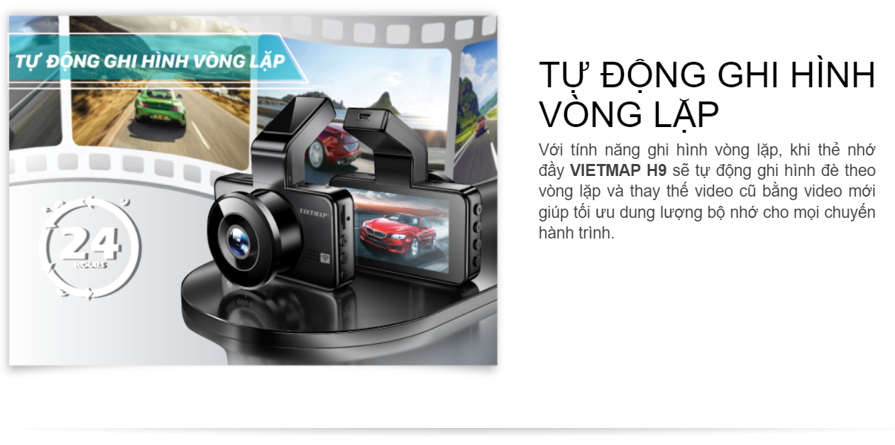 Cam hành trình VIETMAP H9 chính hãng