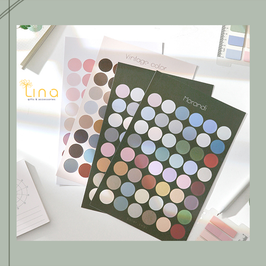 Sticker chấm tròn - seal đánh dấu tiện lợi
