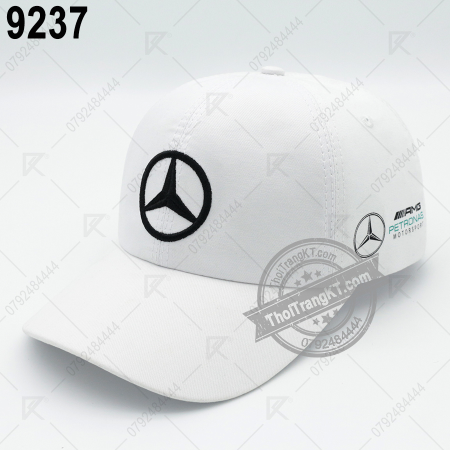 NÓN XE MERCEDES [ Đỏ + Trắng + Đen ]