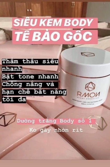 Kem Body Rmon Trắng Da Hàn Quốc