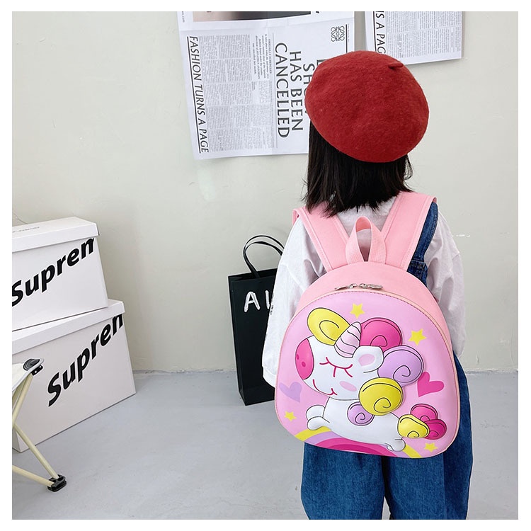 Balo Mầm Non Hình Khủng Long, Kì Lân Balo Trứng 3D Mẫu Giáo Siêu Nhẹ Hoạ Tiết Dễ Thương Cho Bé Yêu.