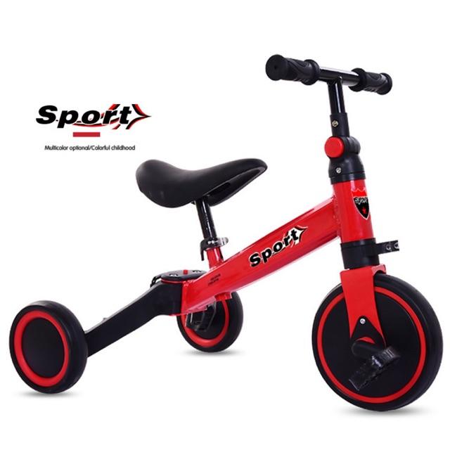 Xe đạp 3 bánh 2 in 1 spoit, gấp gọn xe đạp kiêm xe chòi chân,Bán lẻ bánh xe