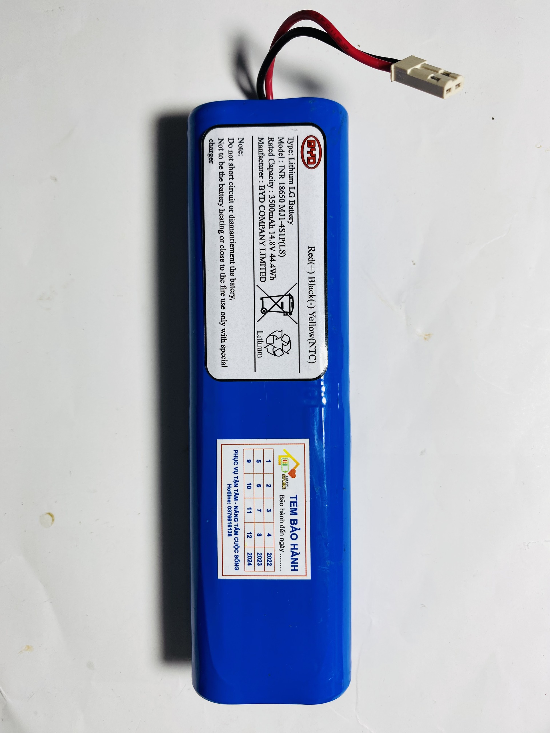 (DUNG LƯỢNG 3500 mAH) PIN ROBOT HÚT BỤI ILIFE X750 , V80, V8S ( BẢO HÀNH 9 THÁNG )