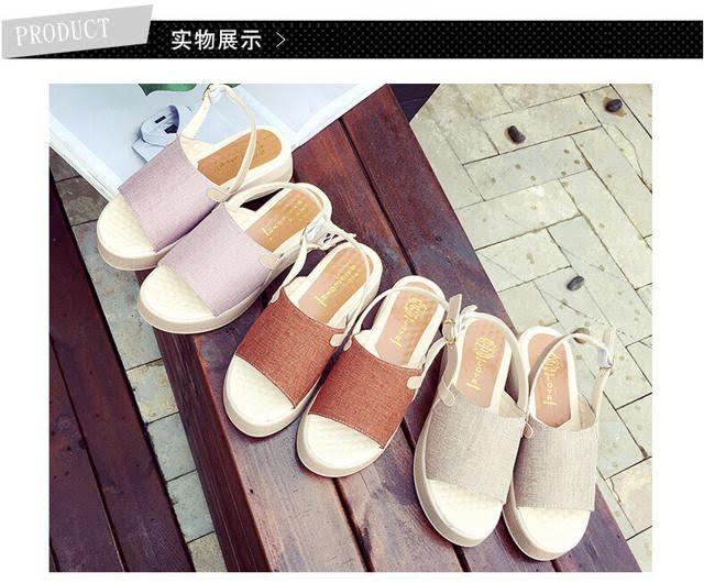 [ Bang Bang SHOE ] Dép Sandal 1 Bản Quai Cói WS59