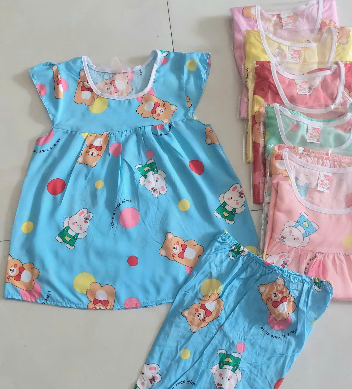 [HCM]Bộ tole bé gái (18-22kg) (giao màu ngẫu nhiên)