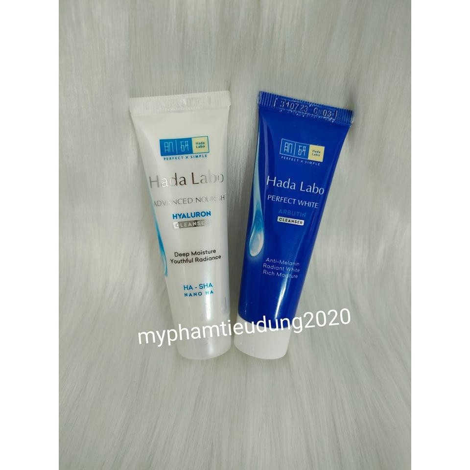 ( Mini ) Sữa rửa mặt Hada Labo dưỡng ẩm mềm mượt