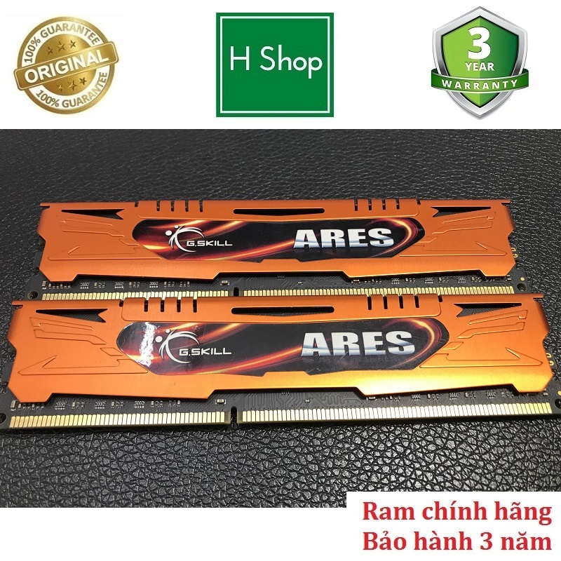 Bảng giá ram GSKILL ARES 8Gb DDR3 bus 1333, ram tản nhiệt, bảo hành 3 năm Phong Vũ