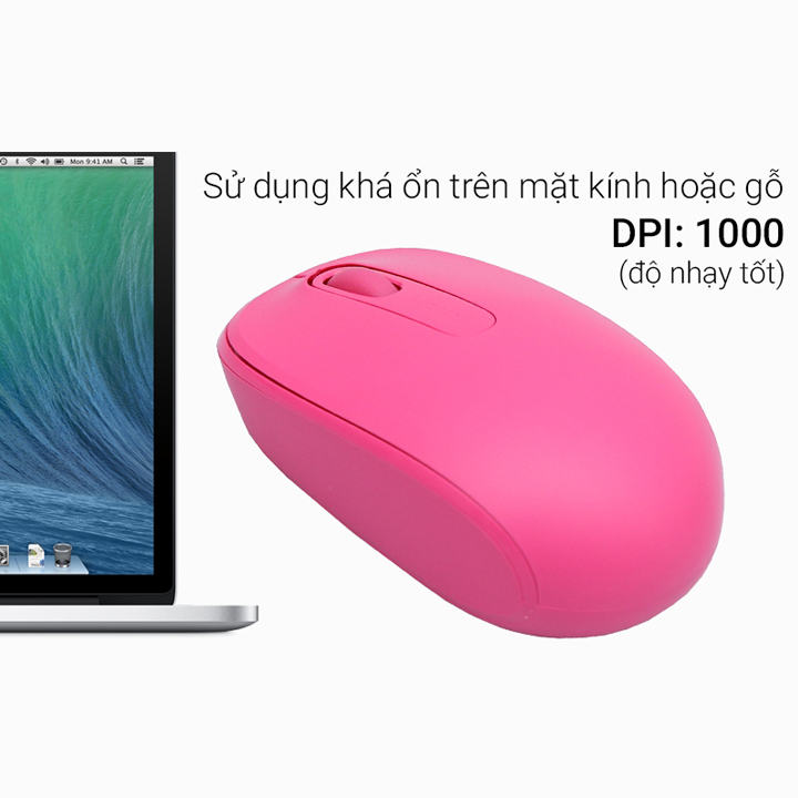 Chuột không dây Microsoft 1850 chuẩn hãng chất lượng cao