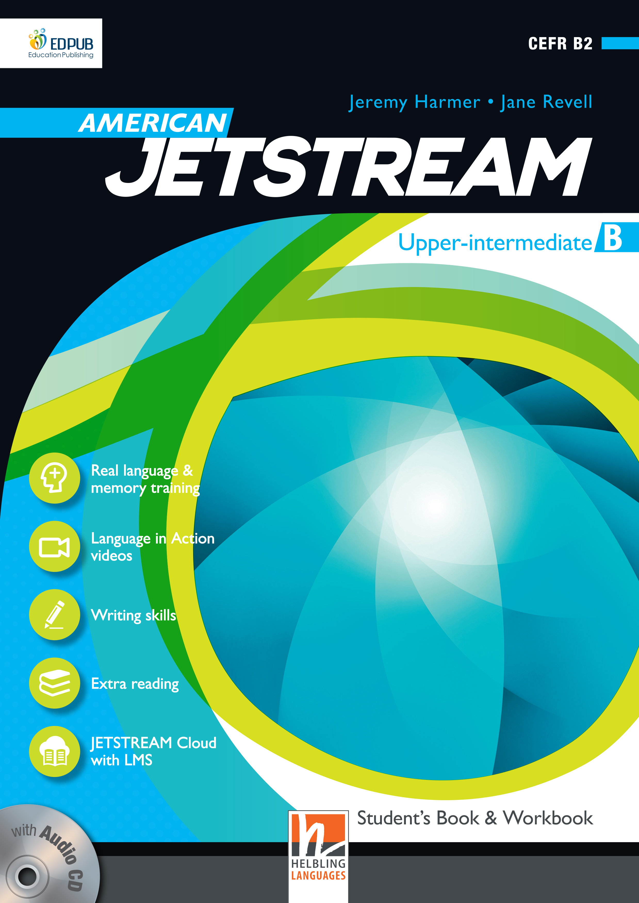 Sách - dtpbooks - American Jetstream Upper-Intermediate B Student's book & Workbook ( không kèm CD)