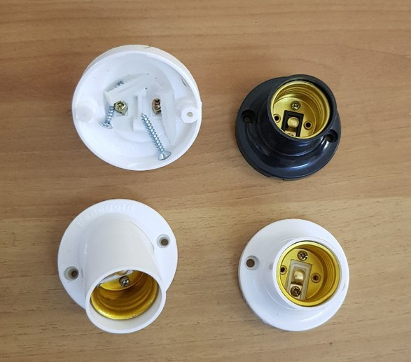 Đui ốp thẳng xoáy E27 ( Combo 2 cái)