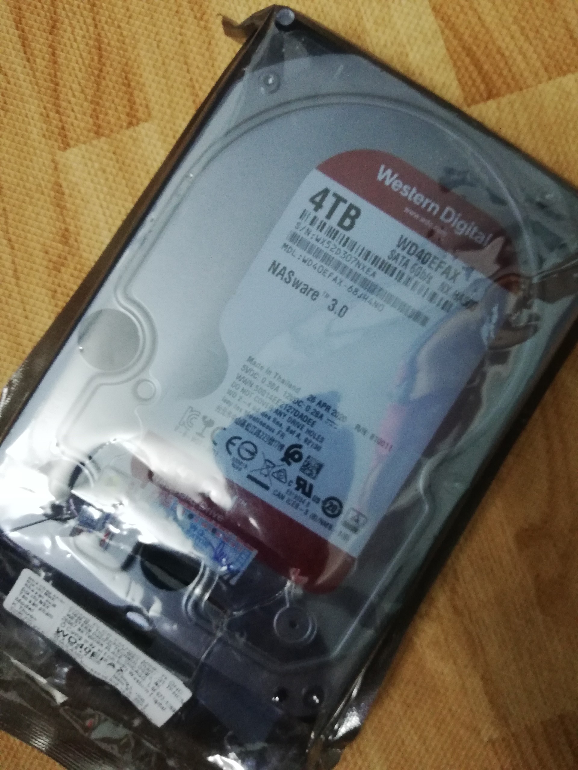 [HCM]Ổ cứng 4TB WD RED  chuyên dụng chạy 24/24