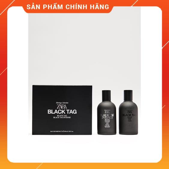 Sét nước hoa zara black tag edp + black tag intense edp 200ml -n1