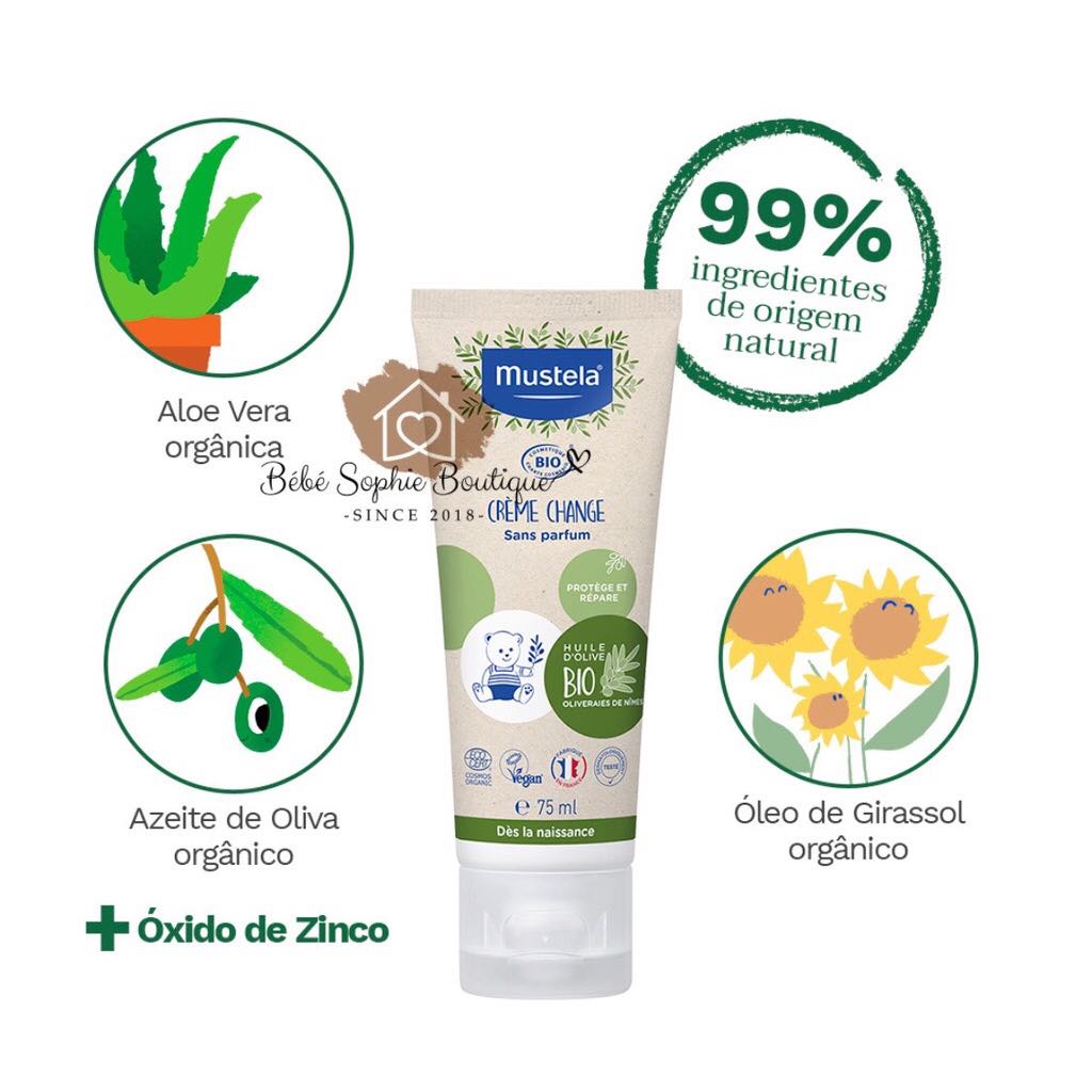 Kem hăm hữu cơ Mustela BIO Crèame Change