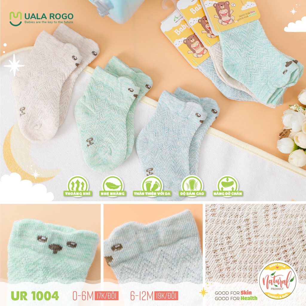 TẤT LƯỚI NATURE size 0-12m UALAROGO