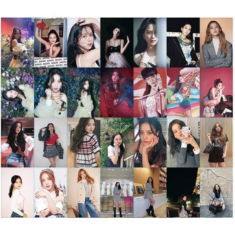 Set 55 lomo card Blackpink Jisoo Mẫu 2