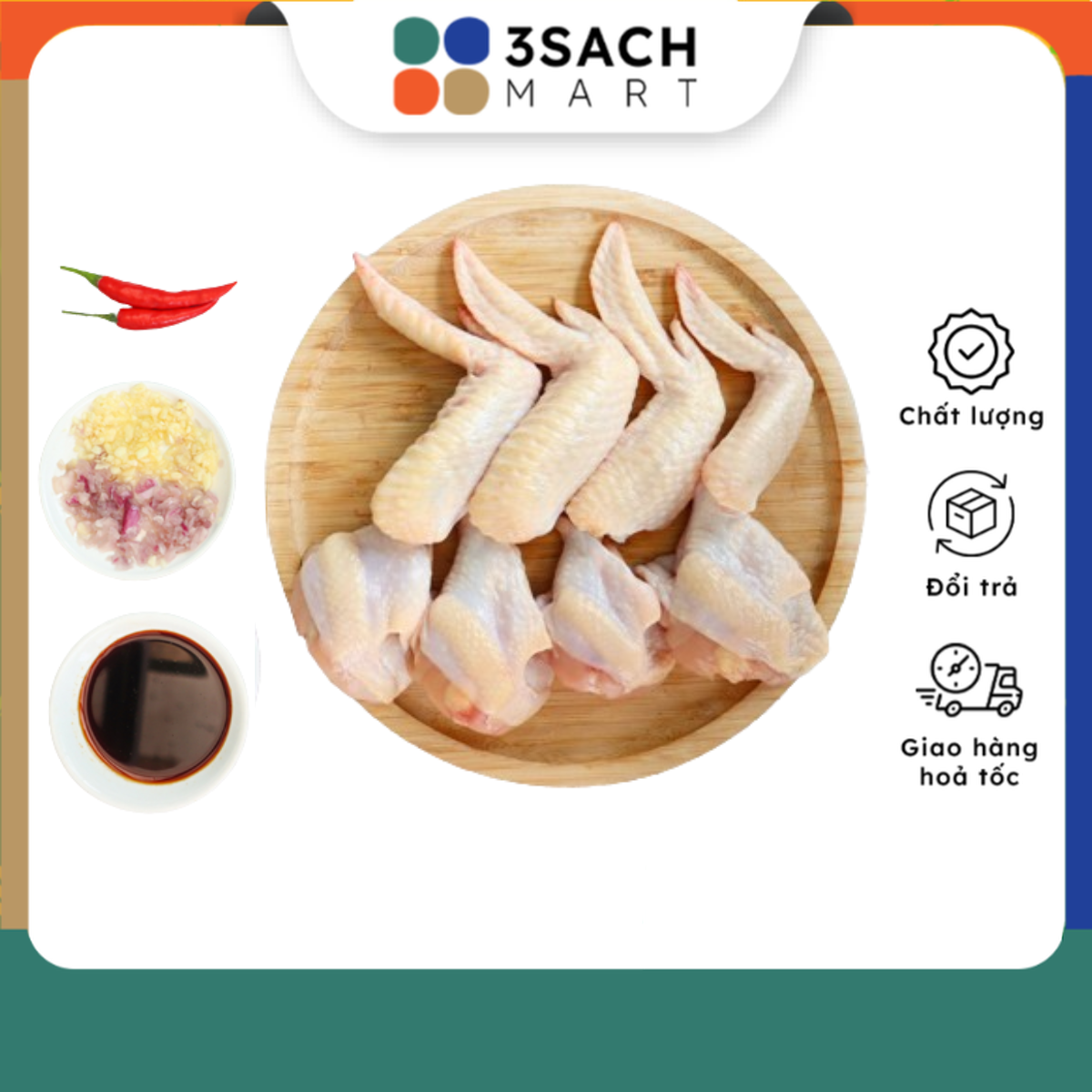 [Chỉ Giao HCM] [RTC] Cánh Gà Chiên Nước Mắm (Khay 600gr)