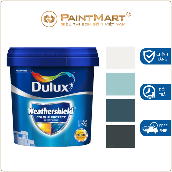 Sơn tường ngoài trời Dulux Weathershield Colour Protect (Sơn ngoại thất)