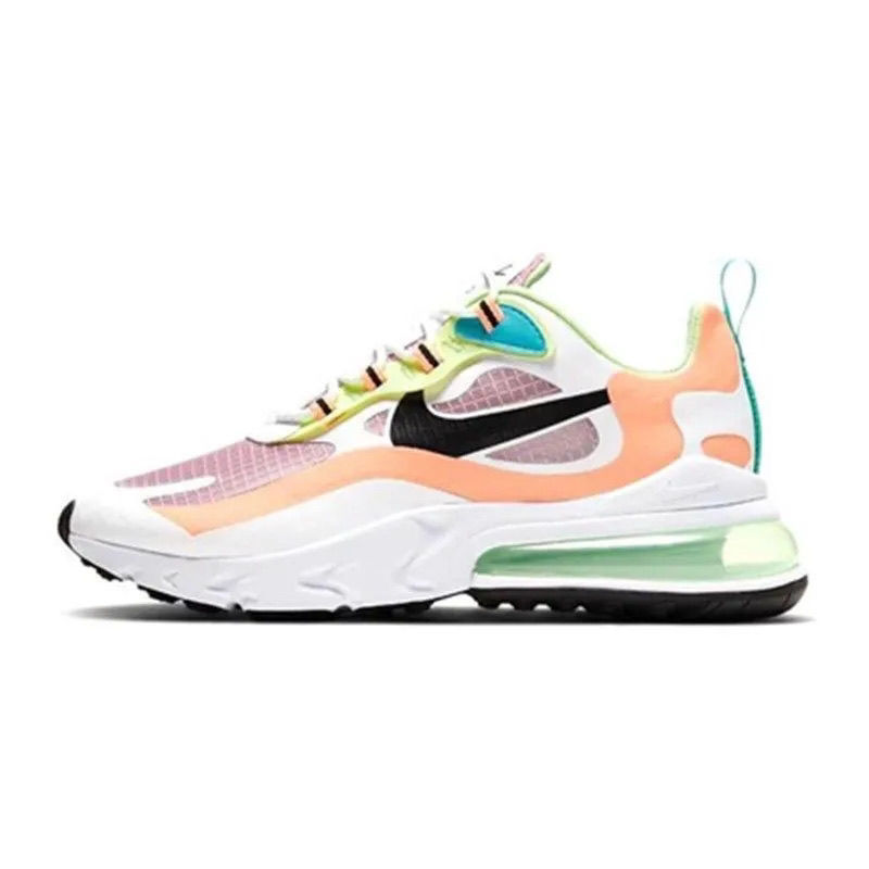 hot】 Summer air 270 react Women's Running Shoes Breathable Video Game Men's  Shoes White Air Cushion Shoes Casual Sneakers 