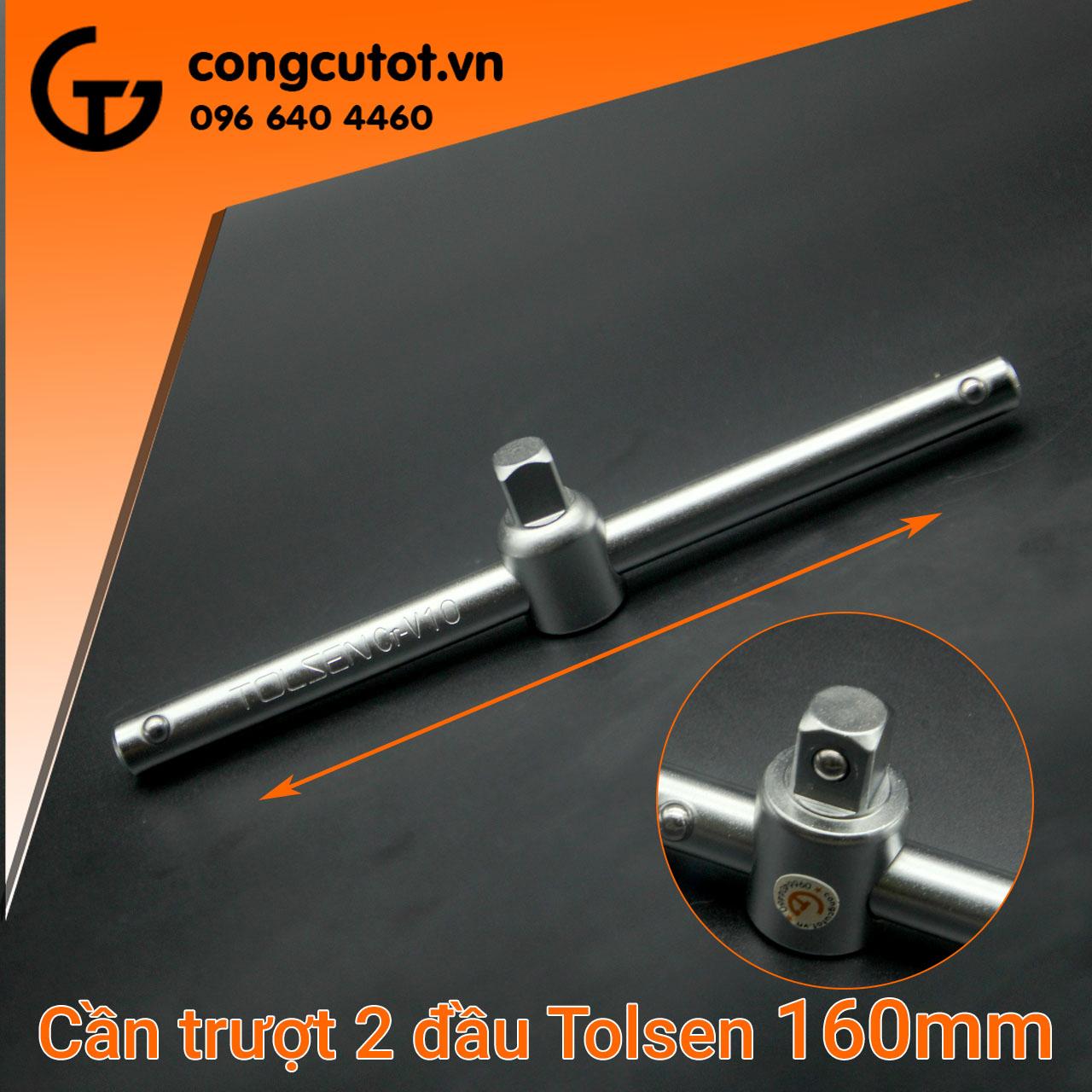Cần trượt 3/8" x 160mm  (6 inch) Tolsen 15130