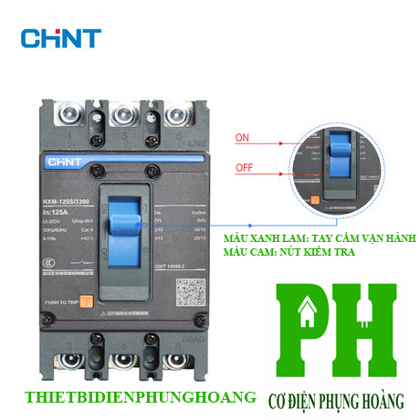 CẦU DAO TỰ ĐỘNG APTOMAT KHỐI MCCB 3P-(50A-63A-80A-100A-125A) - CHINT [CHÍNH HÃNG] [GIAO NHANH]