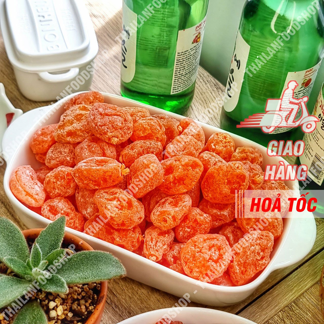 Xí Muội Mơ ( Xí Muội Đào ) Đà Lạt - Lon 500gr