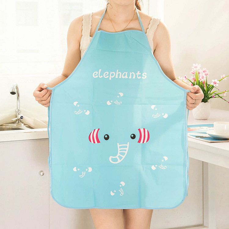 Tạp dề nấu ăn hình thú dễ thương chống thấm nước tạp dề chống nước họa tiết dễ thương