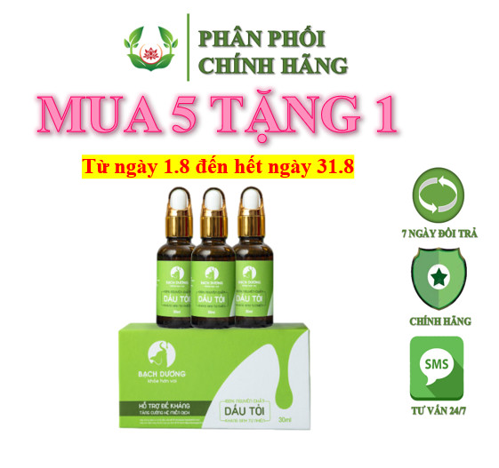 Tinh Dầu Tỏi Bạch Dương BDCare tăng cường đề kháng, làm ấm cơ thể - Lọ 30ml