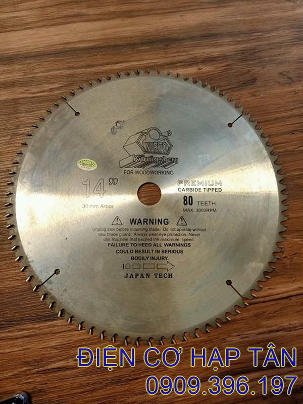Lưỡi cắt gỗ 355mm nurito, 80 răng, 40 răng , 60 răng