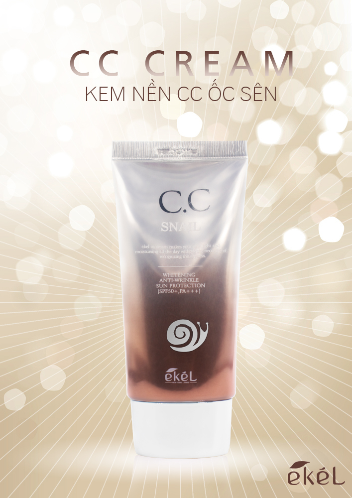 [HCM]Kem CC ốc sên Ekel - Ekel Snail CC Cream