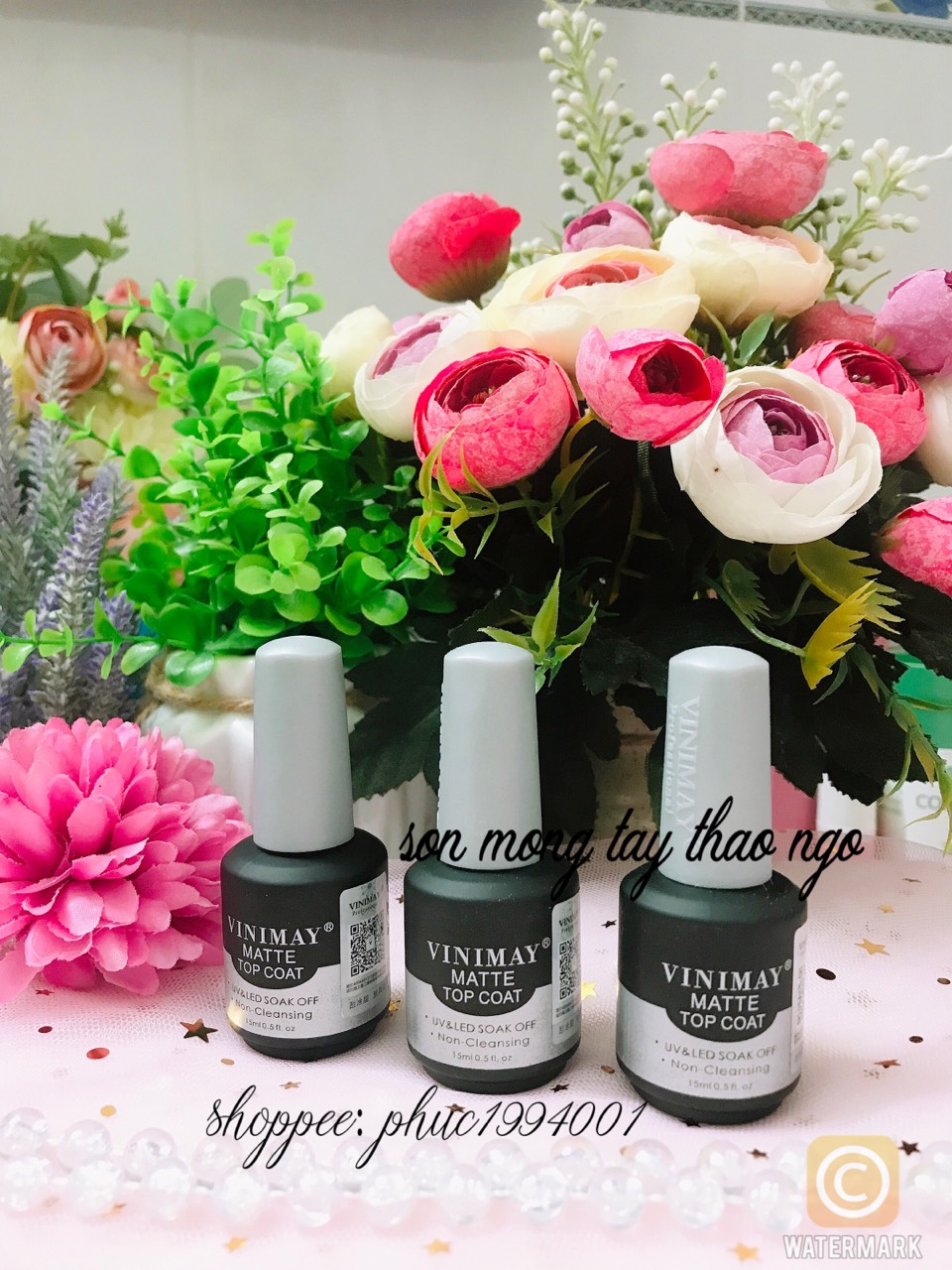 Phá Gel, kềm dầu, top, base, top lì Vinimay Hàng Chính Hãng 15ml