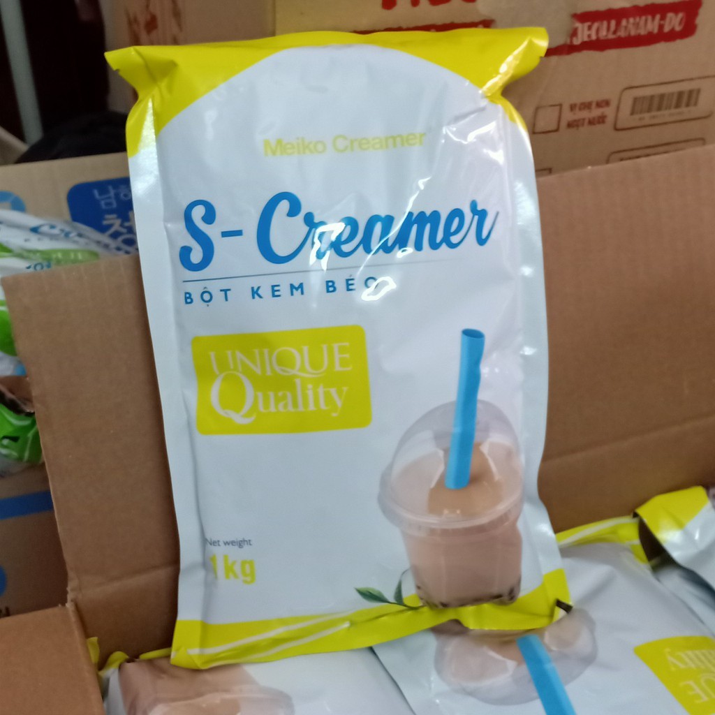 Bột kem béo pha trà sữa đài loan S-Creamer screamer Gói 1kg