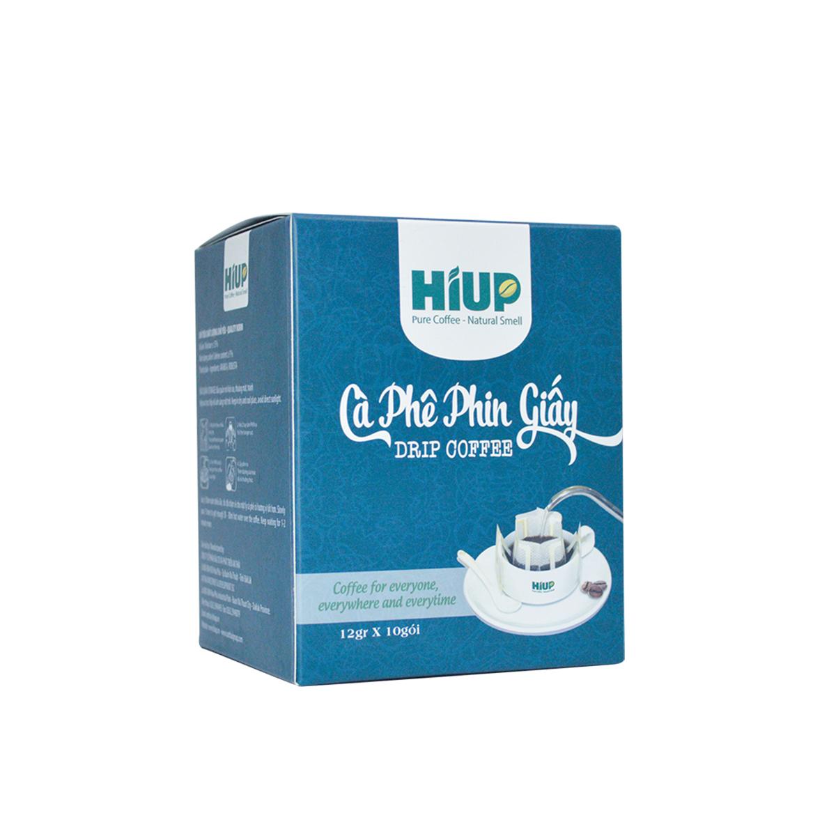 Combo 2 hộp cà phê phin giấy (hộp 10 phin x 12gr) - HIUP Coffee