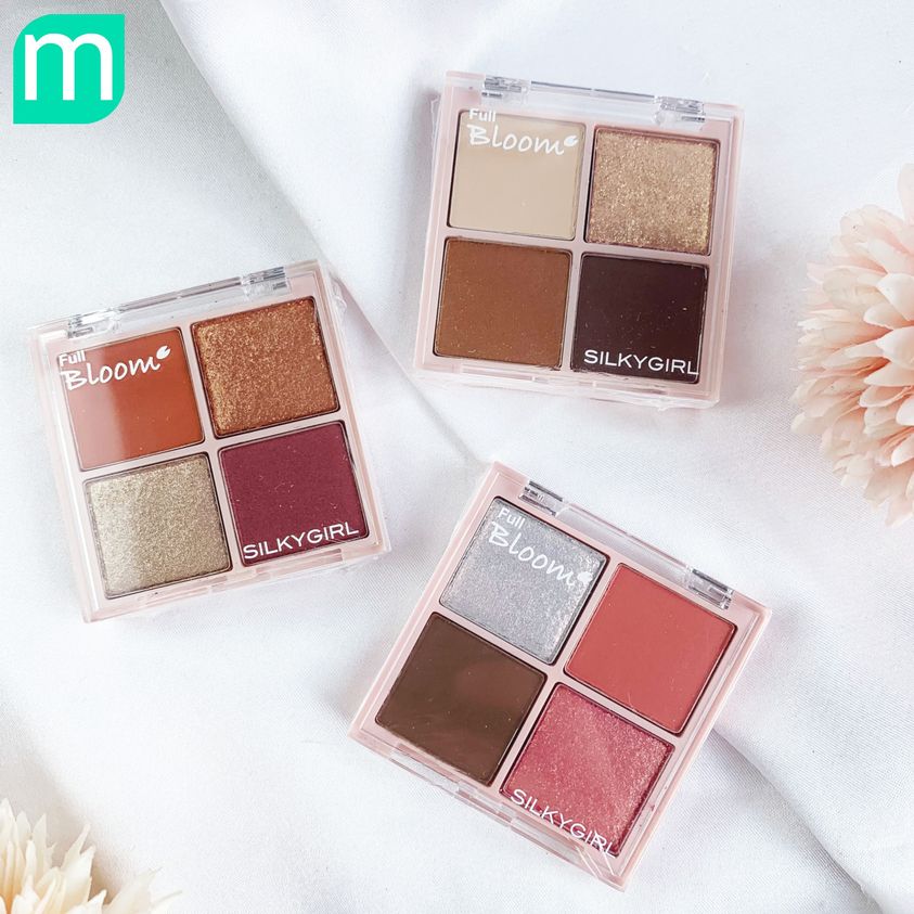 Phấn Mắt Silkygirl Full Bloom Shadow Quad