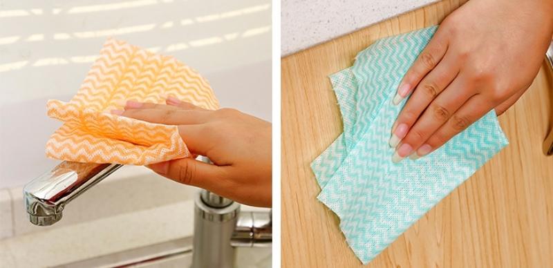 [HCM]Combo 3 cuộn khăn lau đa năng (50 cái/ 1 cuộn)